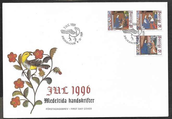 Ruotsi - Joulu 1996 FDC
