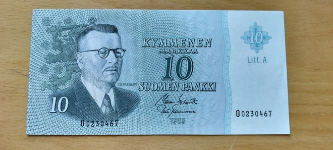 10mk 1963 Litt.A,  KO1-Tam (v), O-sarjaa, KL 8