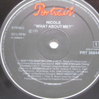 Nicole: What About Me ?    LP      1985 - pikkukuva 3