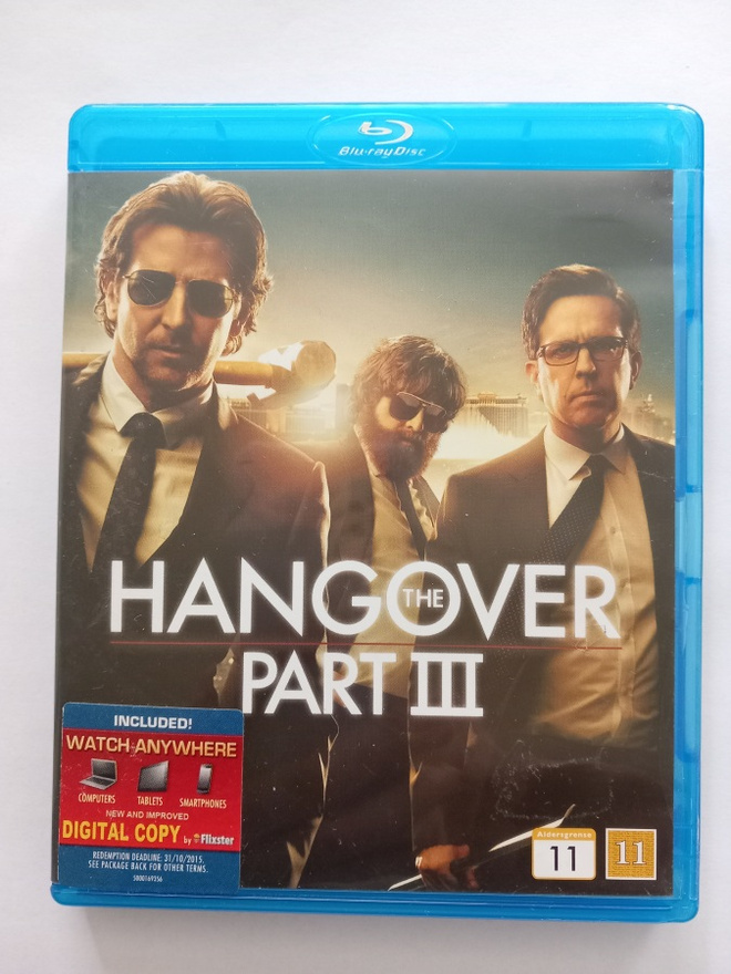 Hangover part 3 Nordic Blu-ray