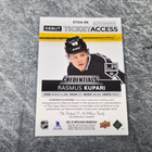 Rasmus Kupari 2021-22 Credentials Debut Ticket Access Auto - pikkukuva 2