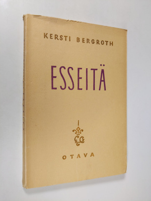 Kersti Bergroth : Esseitä