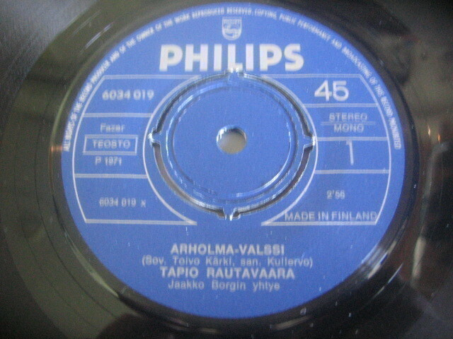 7" - Tapio Rautavaara - Arholma-valssi / Kaunissaari