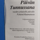 Päivän tunnussana vuoden jokaiselle päivälle Pyhästä Raam... - pikkukuva 3