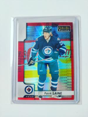 Patrik Laine 17-18 Opc Platinum Red Prism /199