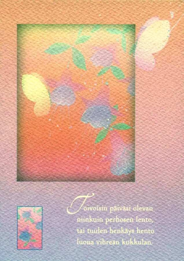 Jaana Aalto, Perhoset, käyttämätön