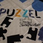 Borås Design Sven Fristedt Puzzle Huivi puuvillaa - pikkukuva 5