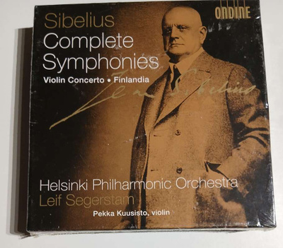 4CD Sibelius Complete Symphonies Segerstam (avaamaton)