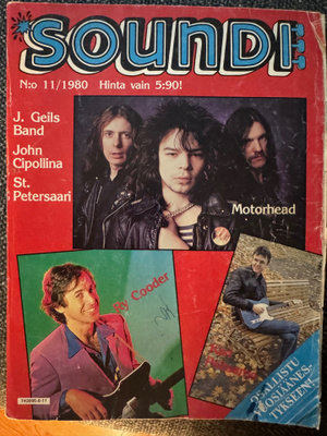 Soundi-lehtiä 70 ja 80-luvulta ja 1 Musa 1975