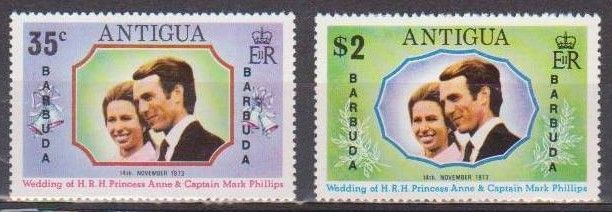 (S0418) BARBUDA, 1973 (Princess Anne´s Wedding). MNH**