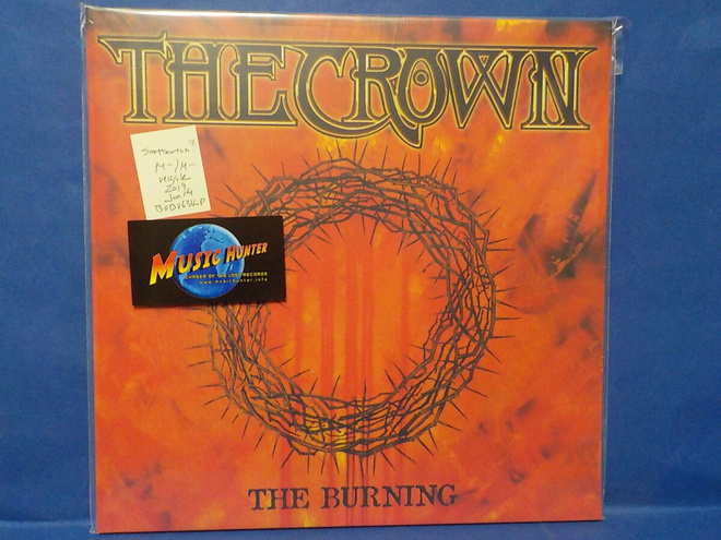 THE CROWN - THE BURNING M-/M- SOITTAMATON LP