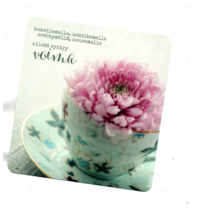 °°Kokeilemalla, uskaltamalla...°° -KORTTI /Anna-Mari West