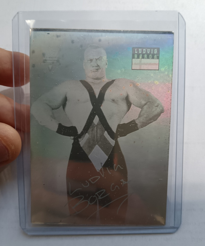 1994 WWF Vending Machine Hologram Ludvig Borga/Tony Halme