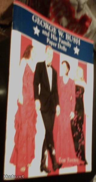 Paperinukke kirja: George W. Bush & his family (Sis.pk:t)