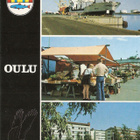 OULU : Eteläsatama, Oritkari tori + vaakuna. - pikkukuva 1
