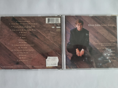 ELTON JOHN: LOVE SONGS CD