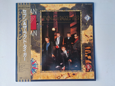 Duran Duran Seven And The Ragged Tiger Japanilainen LP OBI