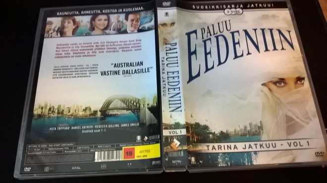 Paluu Eedeniin - Tarina jatkuu vol.1 (3dvd)