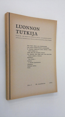 Luonnon tutkija vuosikerta 1954