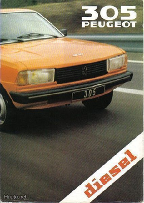 Peugeot 305 Diesel -esite, 1979