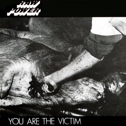 RAW POWER you are the victim LP -1984- italia kbd hc