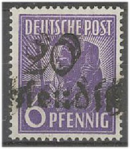 Saksa venäl.miehitys Mi 167 IV + (sign. Dr Herbst)