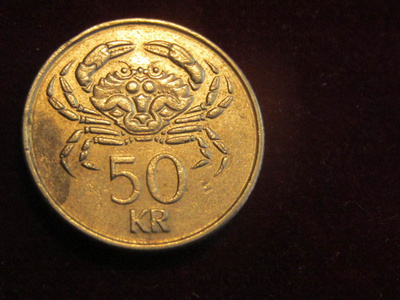 50 kronur 1992. Islanti- Iceland