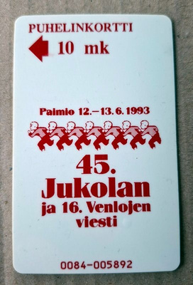 Jukolan ja Venlojen viesti 1993 Paimio suunnistus