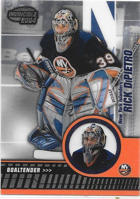2003-04 Pacific Invincible #60 Rick DiPietro NY Islanders MV