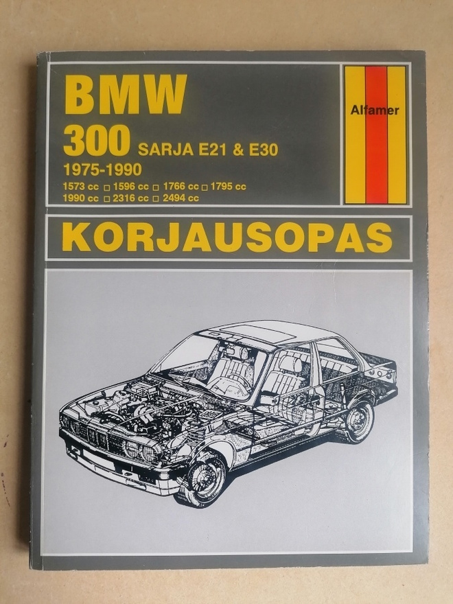 Korjausopas BMW 300 E21 JA E30 1975-1990