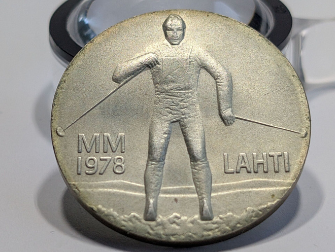 25mk MM1978 Lahti (hopeaa)
