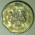 1988 Singapore 1 Dollari - pikkukuva 2