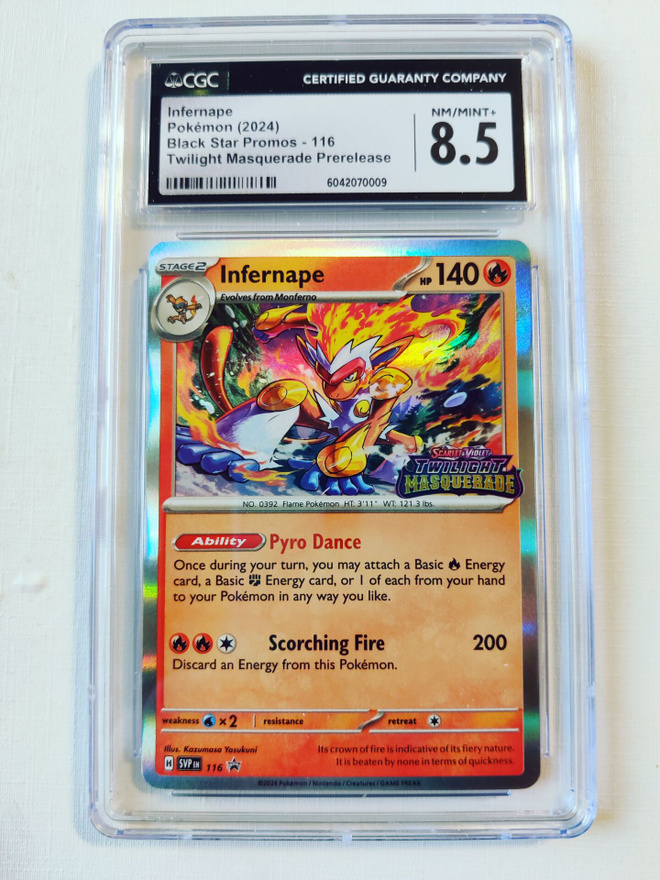 Infernape Black Star Promo SVP 116 CGC 8.5