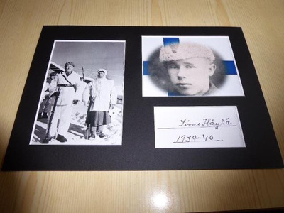 Simo Häyhä valokuvat A4 paspis