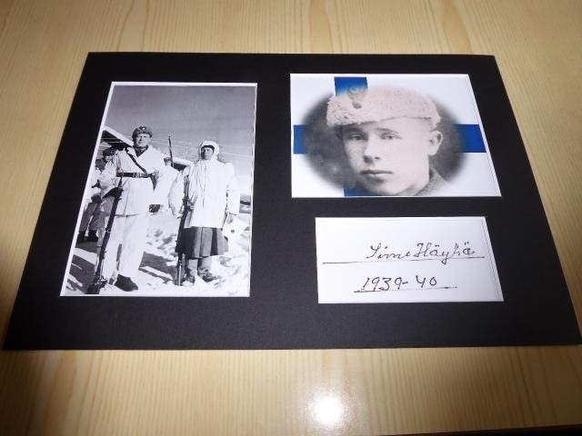 Simo Häyhä valokuvat A4 paspis