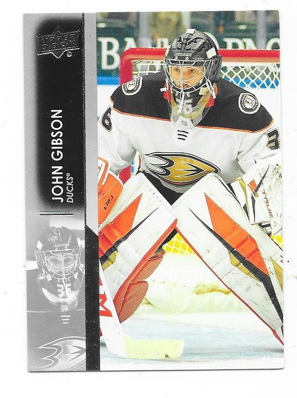 2021-22 Upper Deck #3 John Gibson , Aneheim Ducks MV