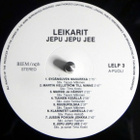 LEIKARIT  Jepu Jepu Jee ~ LP Ex-/Ex - pikkukuva 4