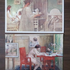 Carl Larsson: kaksi taidepostikorttia - pikkukuva 1