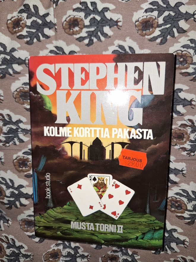 Stephen King: Kolme korttia pakasta,pokkari