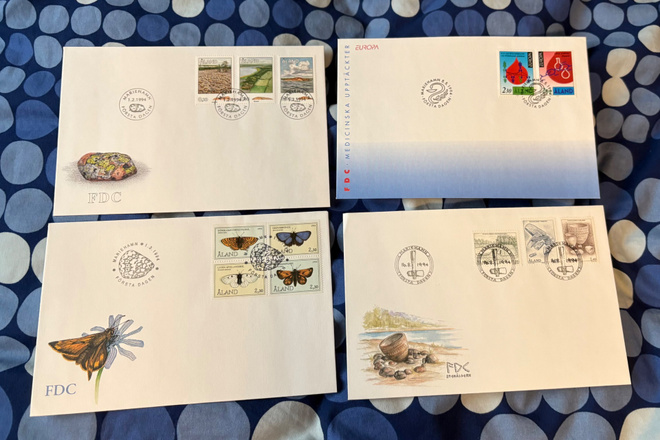 Fdc kuoret vuodelta 1994 Åland