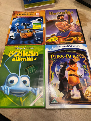 Suuri lasten animaatio DVD paketti 12 elokuvaa WallE Hercule