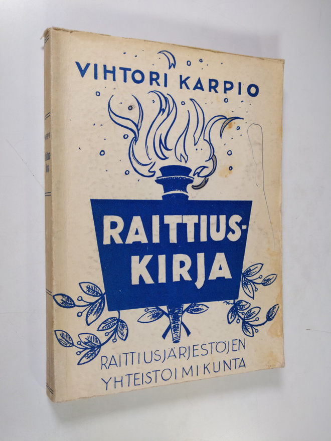 Vihtori Karpio : Raittiuskirja