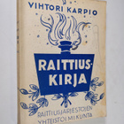 Vihtori Karpio : Raittiuskirja - pikkukuva 1