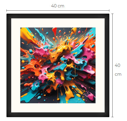 Uusi uniikki Pop art print taulu 40 cm x 40 cm