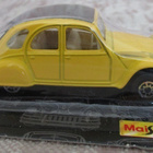 Citroen 2CV 4 door Yellow Maisto Motor Works Scale 1:55 - pikkukuva 1