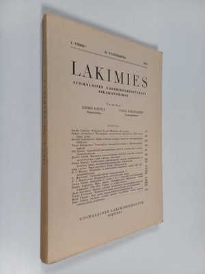 Lakimies : Suomalaisen lakimiesyhdistyksen aikakauskirja ...