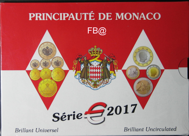 2017 MONACO BU rahasarja 1c- 2euro