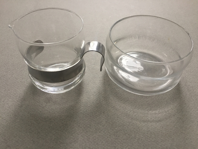 Iittala, Paula sarjan  kermakko ja sokeriastia