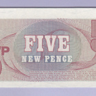 British Armed Forces 5 Pence v.1972 UNC P-M47 - pikkukuva 2