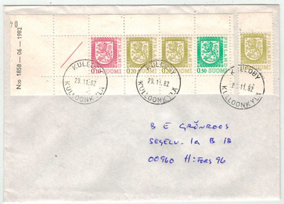 1978 AV 9 vihkolehti 1858-06-1982 ja tl ym kirjeellä